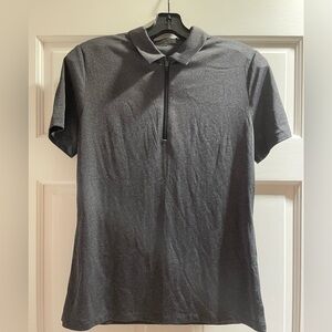 Callaway Dark Gray Half-Zip Golf Polo